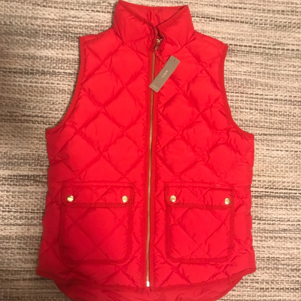 J Crew Excursion Vest : Red